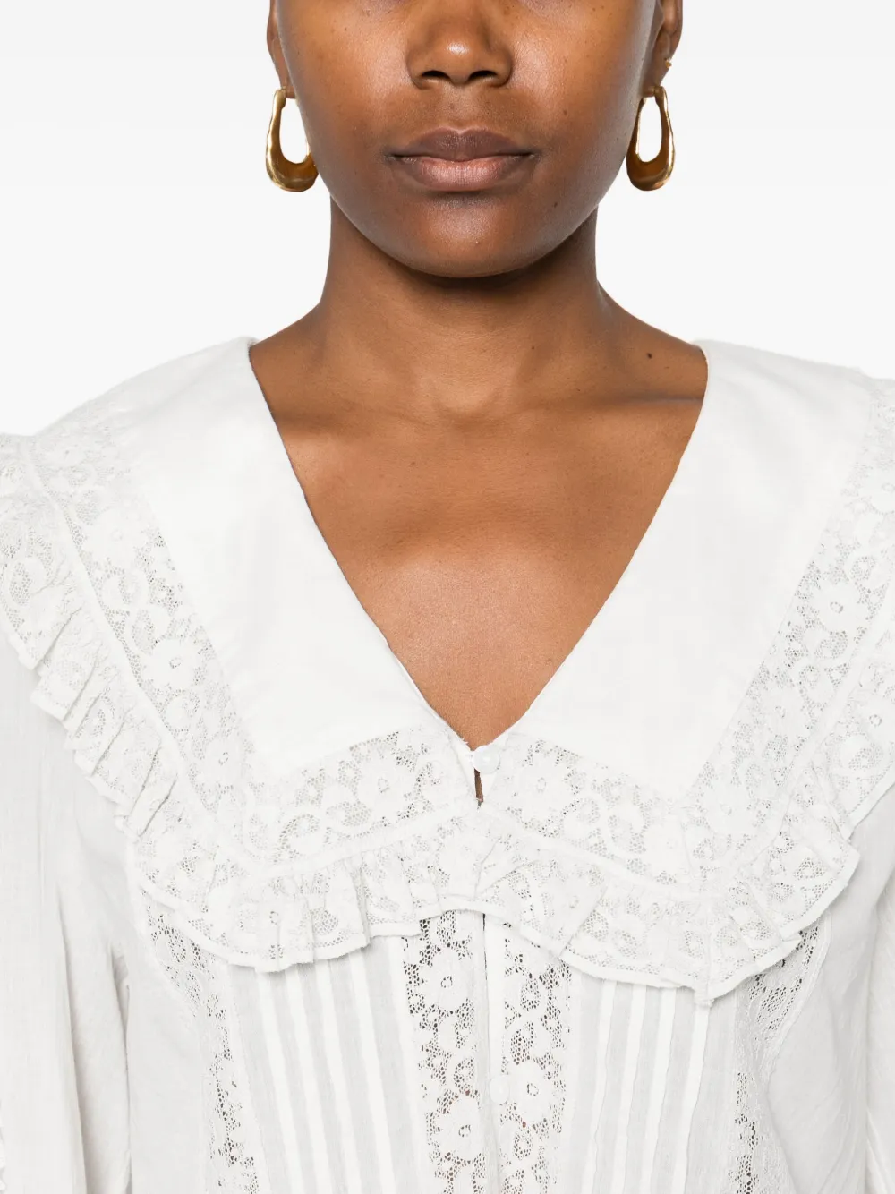 Rixo London Maribelle Bluse In White