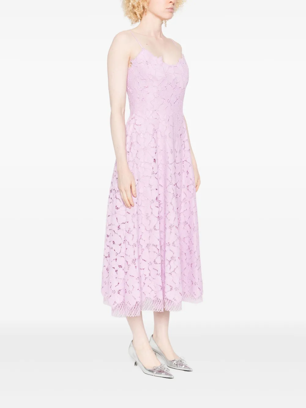 Simkhai Julia Midi Dress In Orchid In Pink