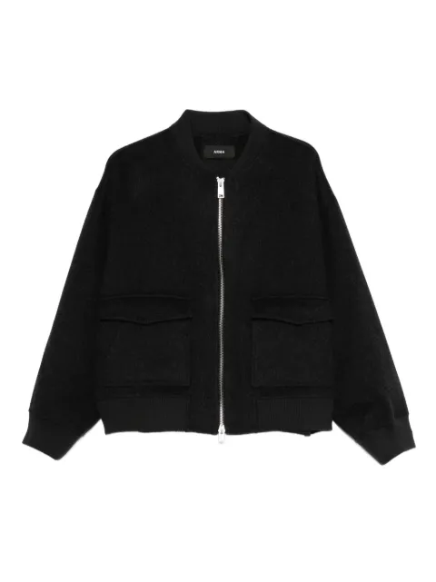 Arma Garni zip-front patch-pocket jacket