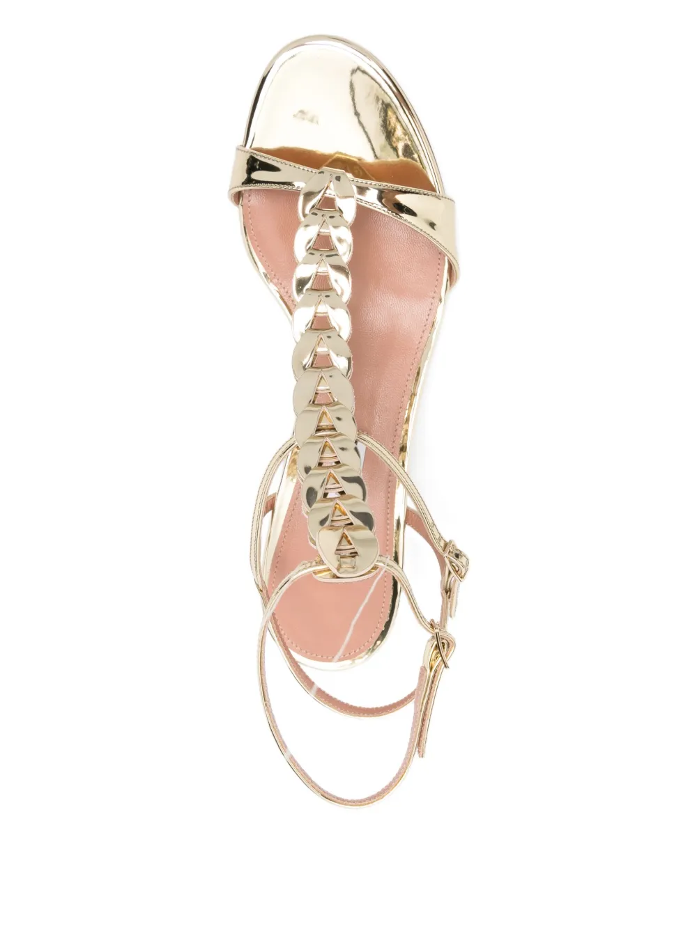 Aquazzura 35mm Destiny Gladiator heeled sandals Gold