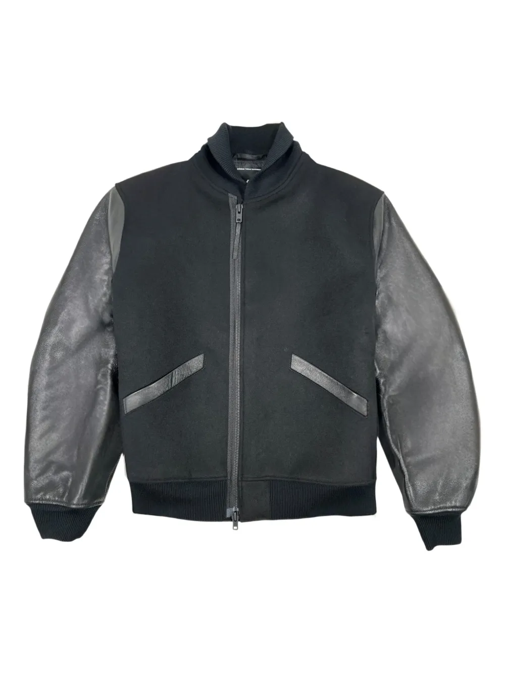 Y-3 ADIDAS x Yohji Yamamoto geribbeld bomberjack BLACK