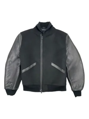 Y-3 ヨウジヤマモト ボンバージャケット 大きいサイズ メンズ Y-3 ワイスリー COLLARED BOMBER レザー