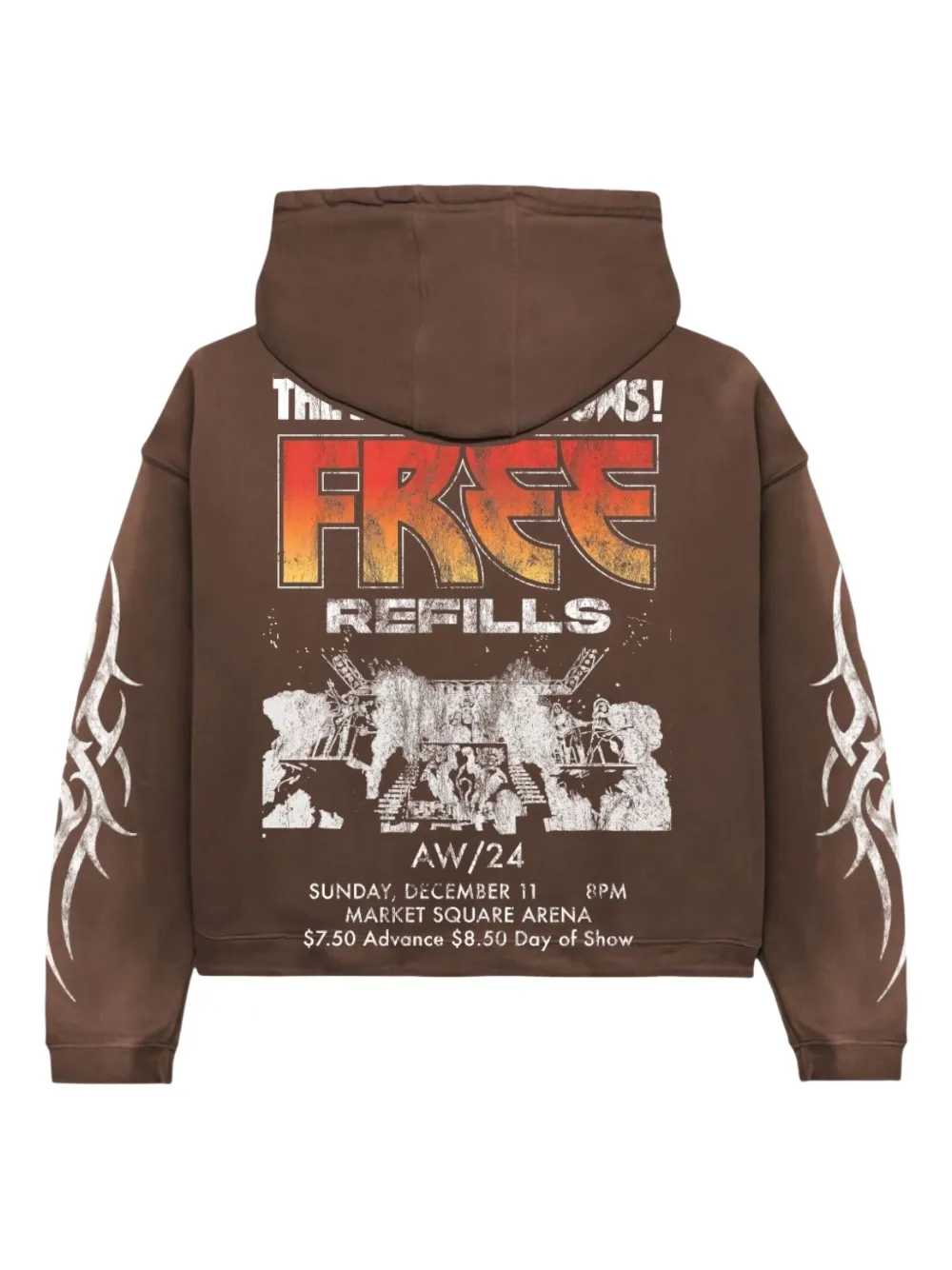 Free Refills Kiss tribal-print French-terry hoodie | Hoodies | Image 2