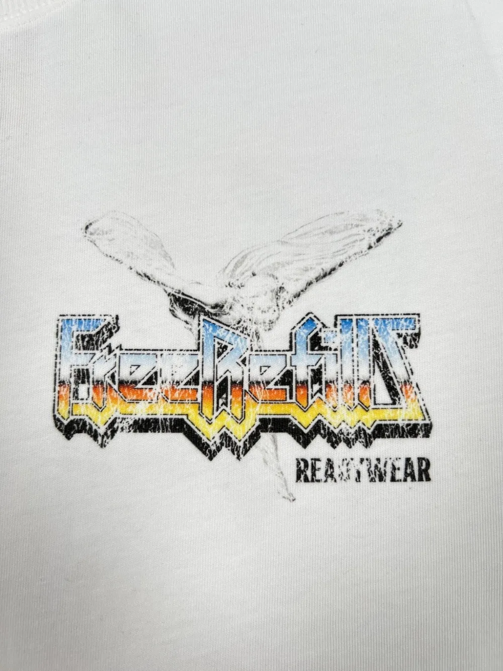 Free Refills Graphic-print T-shirt In White