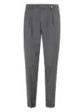 Myths pleated wool-blend trousers - Grey