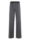 Tela elastic-waistband wide-leg trousers - Grey
