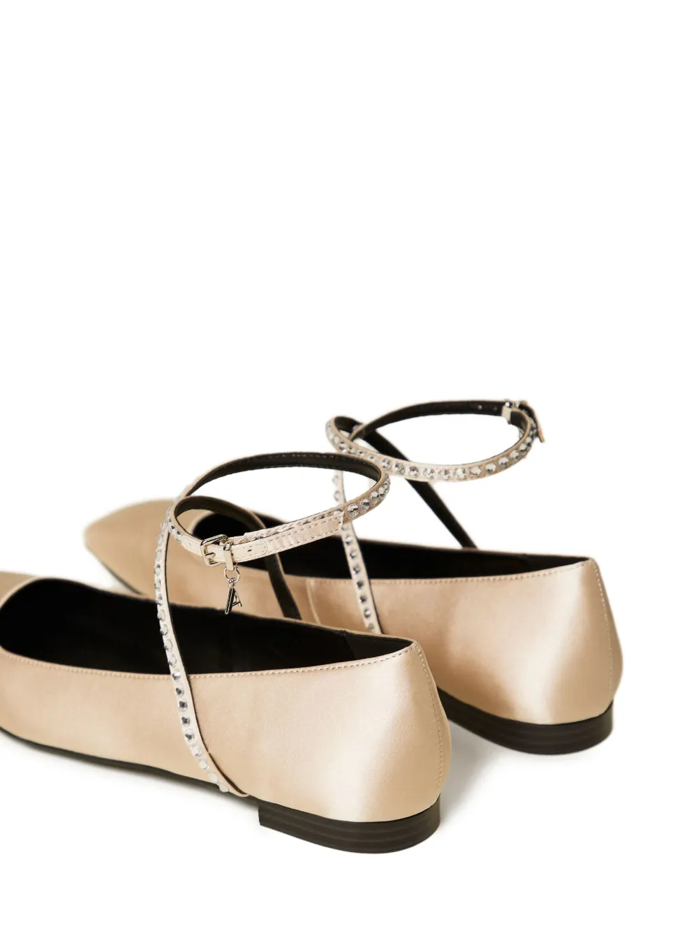 TWINSET Ballerina's verfraaid met stras Beige