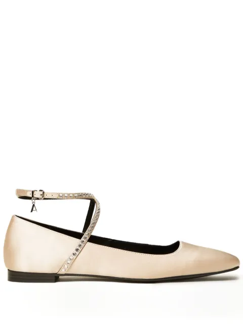 TWINSET flats con detalles de strass