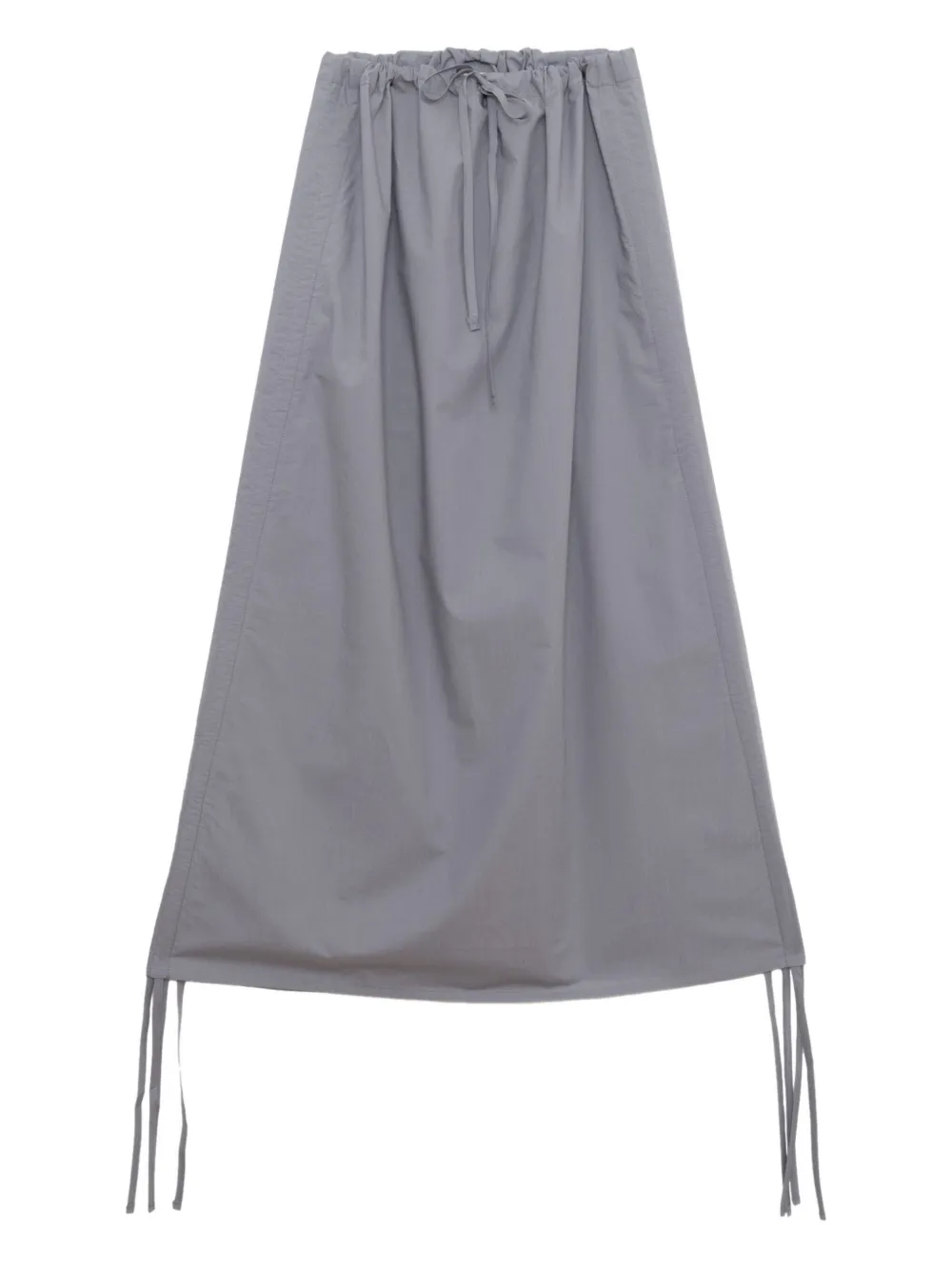 Baserange drawstring-detail gathered skirt | Grey | Image 1
