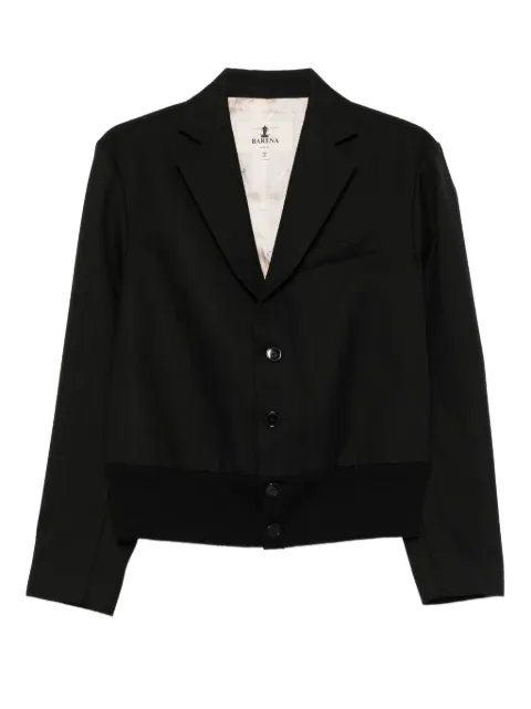 Barena three-button cropped jacket
