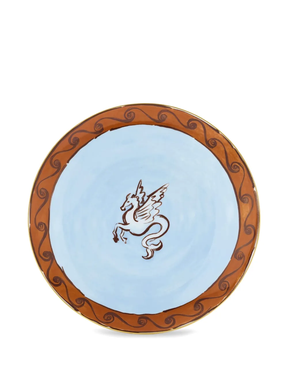 GINORI 1735 winged sea-creature border plate (33cm) - ブルー GINORI 1735 winged sea-creature border plate (33cm) - ブルー