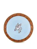 GINORI 1735 winged sea-creature border plate (33cm) - Blue