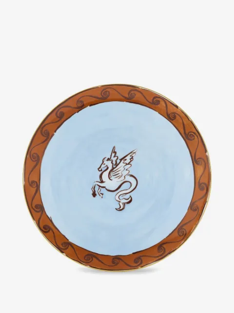 GINORI 1735 plato Winged Sea-Creature Border de 33cm