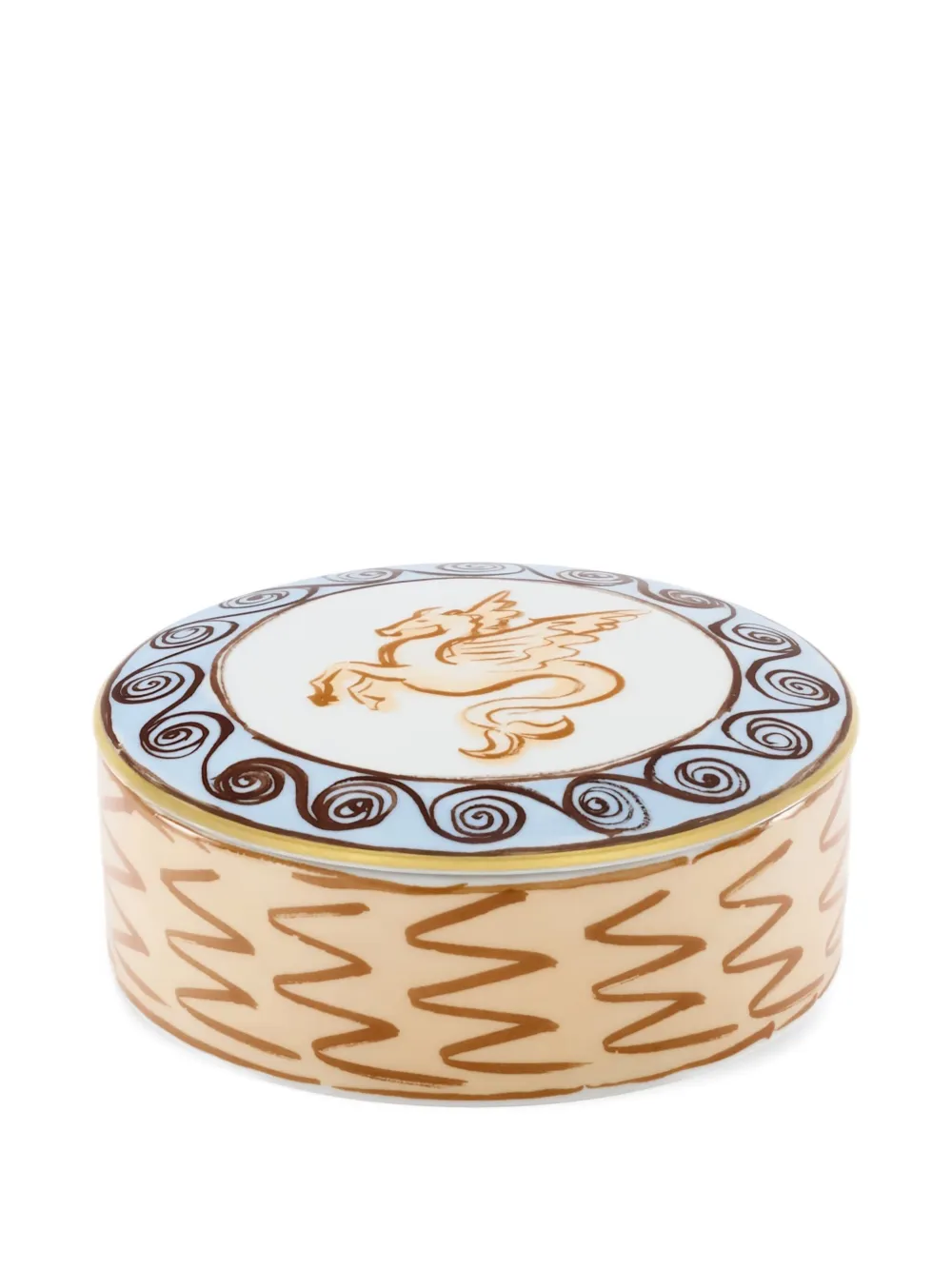 Ginori 1735 Winged-creature Trinket Box In Multi