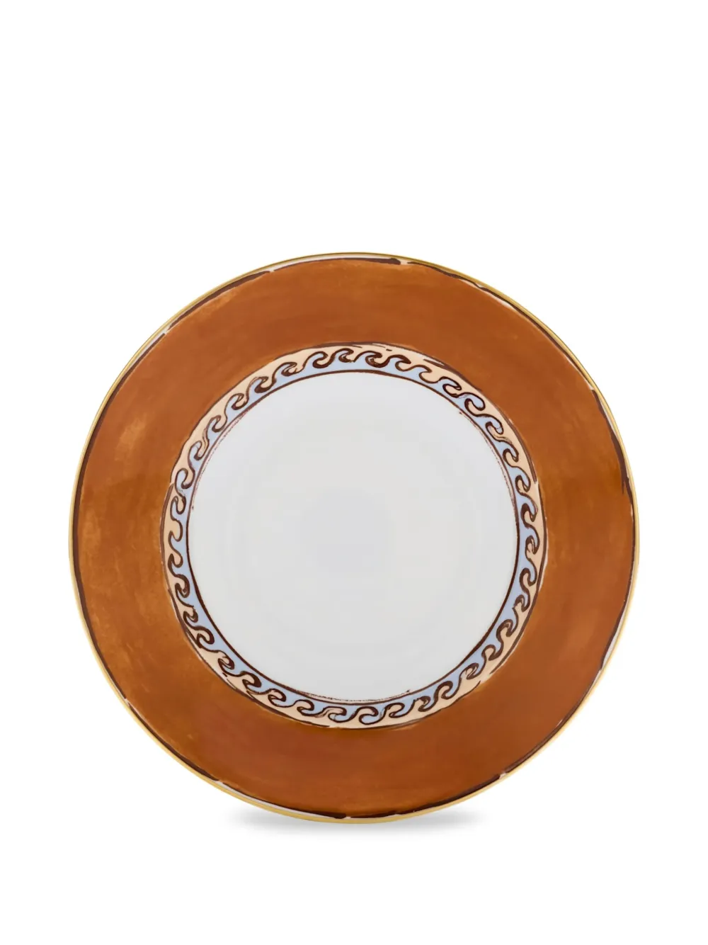 GINORI 1735 wave-patterned soup plate (24.5cm) | White | Image 1