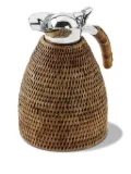 Sambonet woven-handle insulated flask - Brown