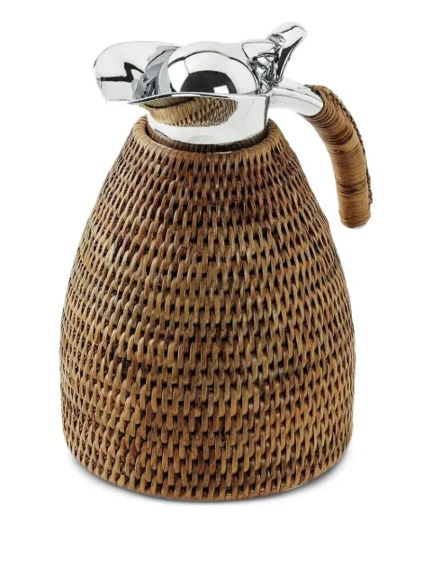 Sambonet woven-handle insulated flask