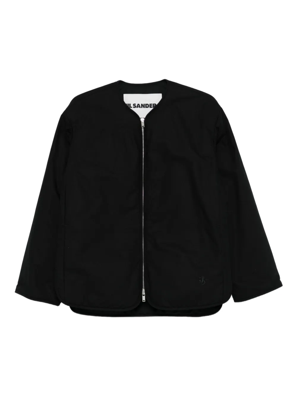 Jil Sander zip-front quilted coat | Black | Image 1