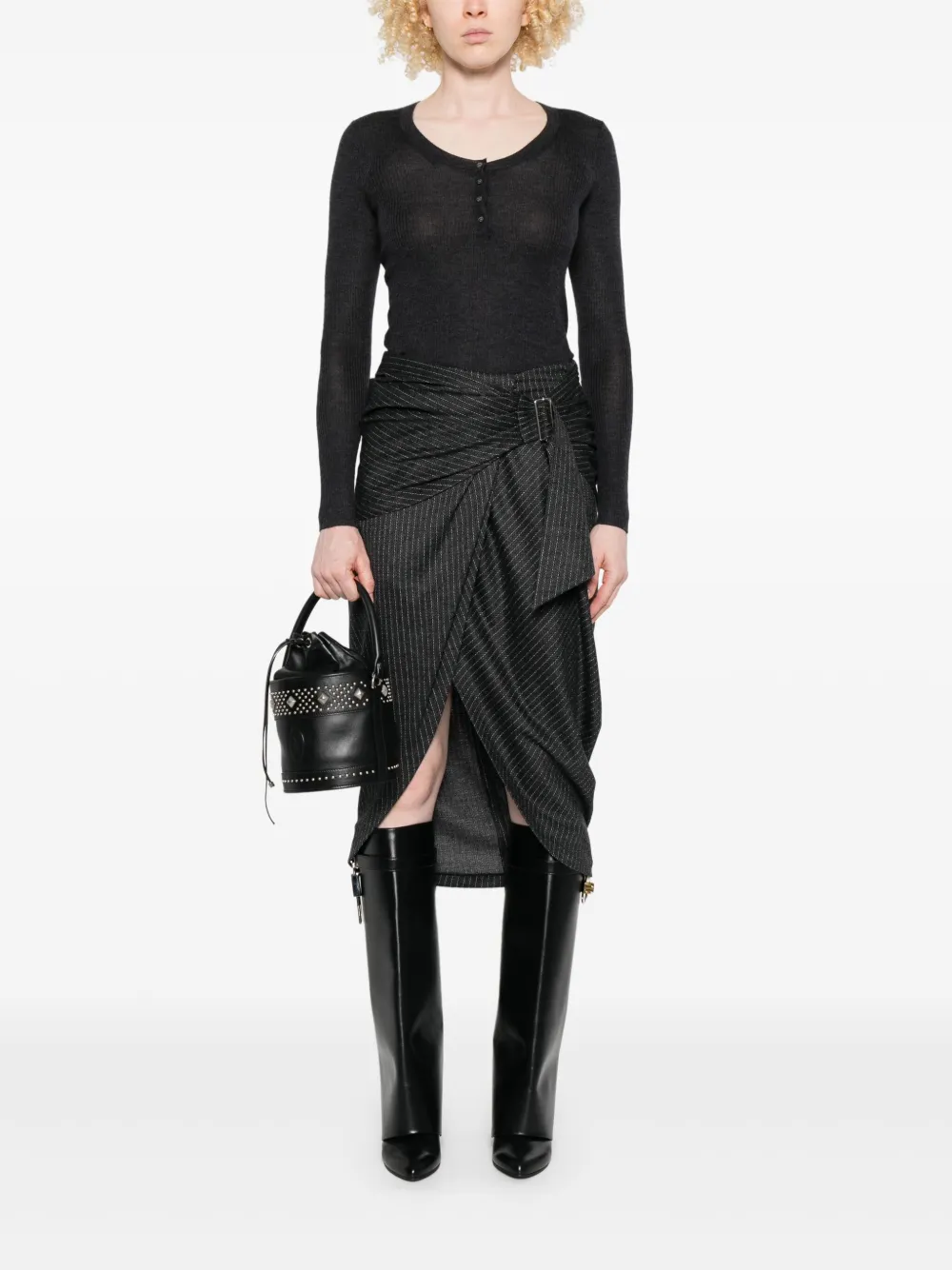 ISABEL MARANT Idite button-front top | T-Shirts & Jersey Shirts | Image 2