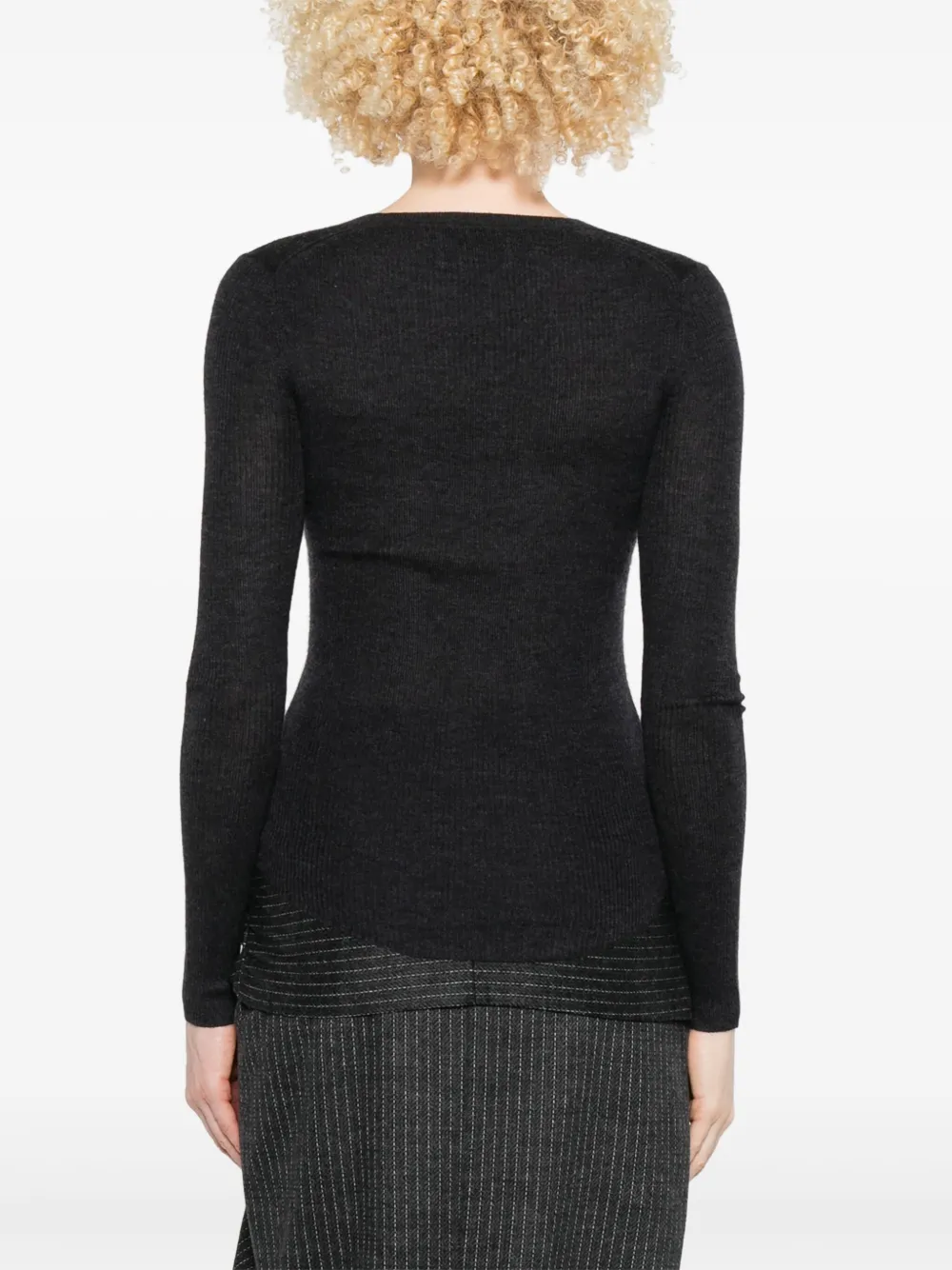 ISABEL MARANT Idite top met knopen Grijs