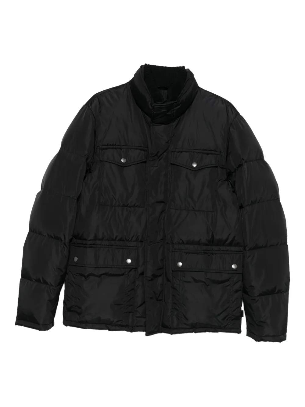 Gucci Flap-pocket Padded Jacket In Black