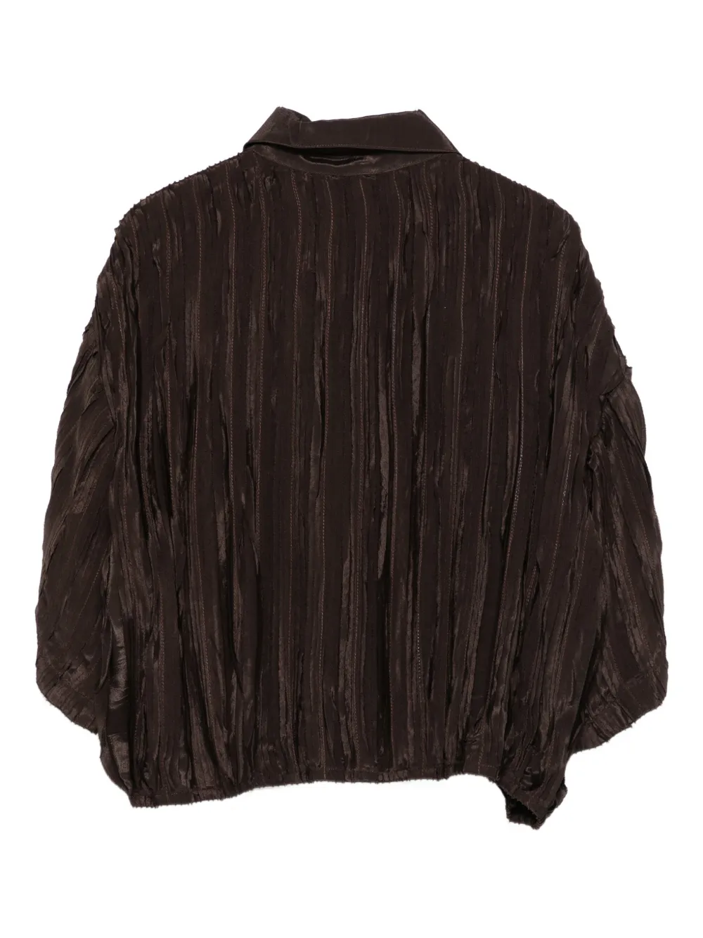 Alysi Gestreept blouse - Bruin