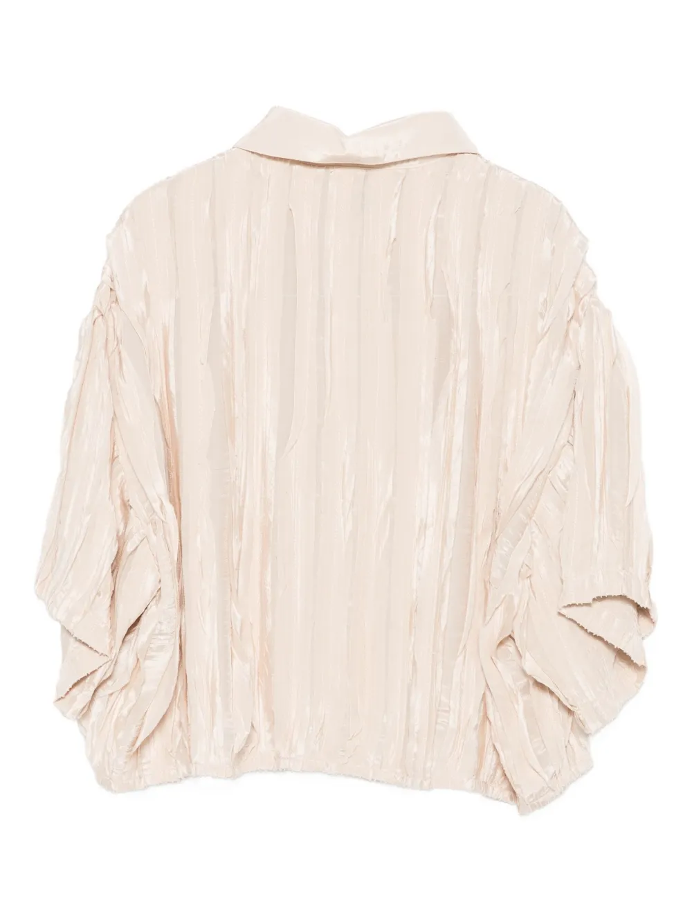 Alysi Blouse met plooien - Beige