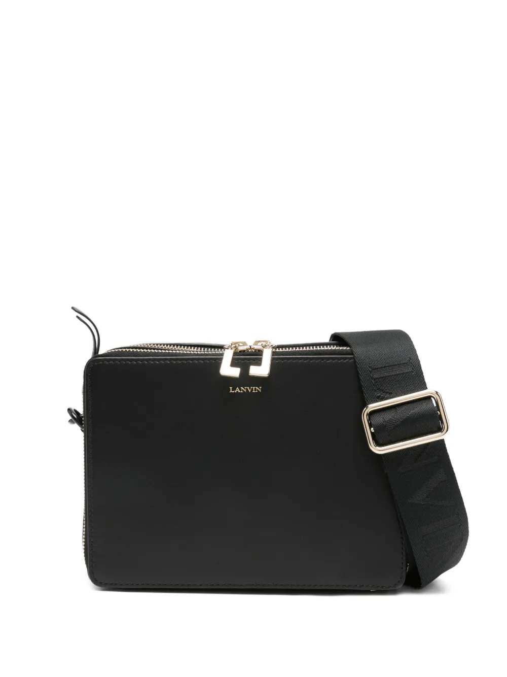 Lanvin logo-print shoulder bag | Black | Image 1