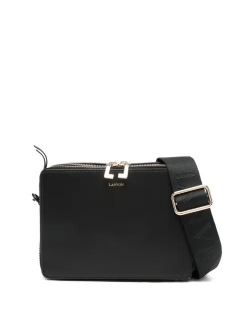 Lanvin logo-print shoulder bag
