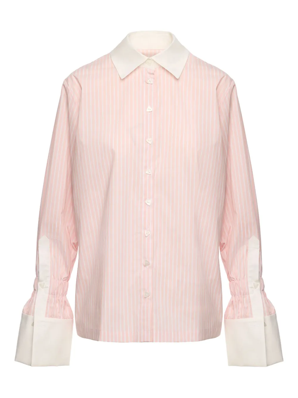 V:pm Atelier Ginny Striped Shirt In Pink