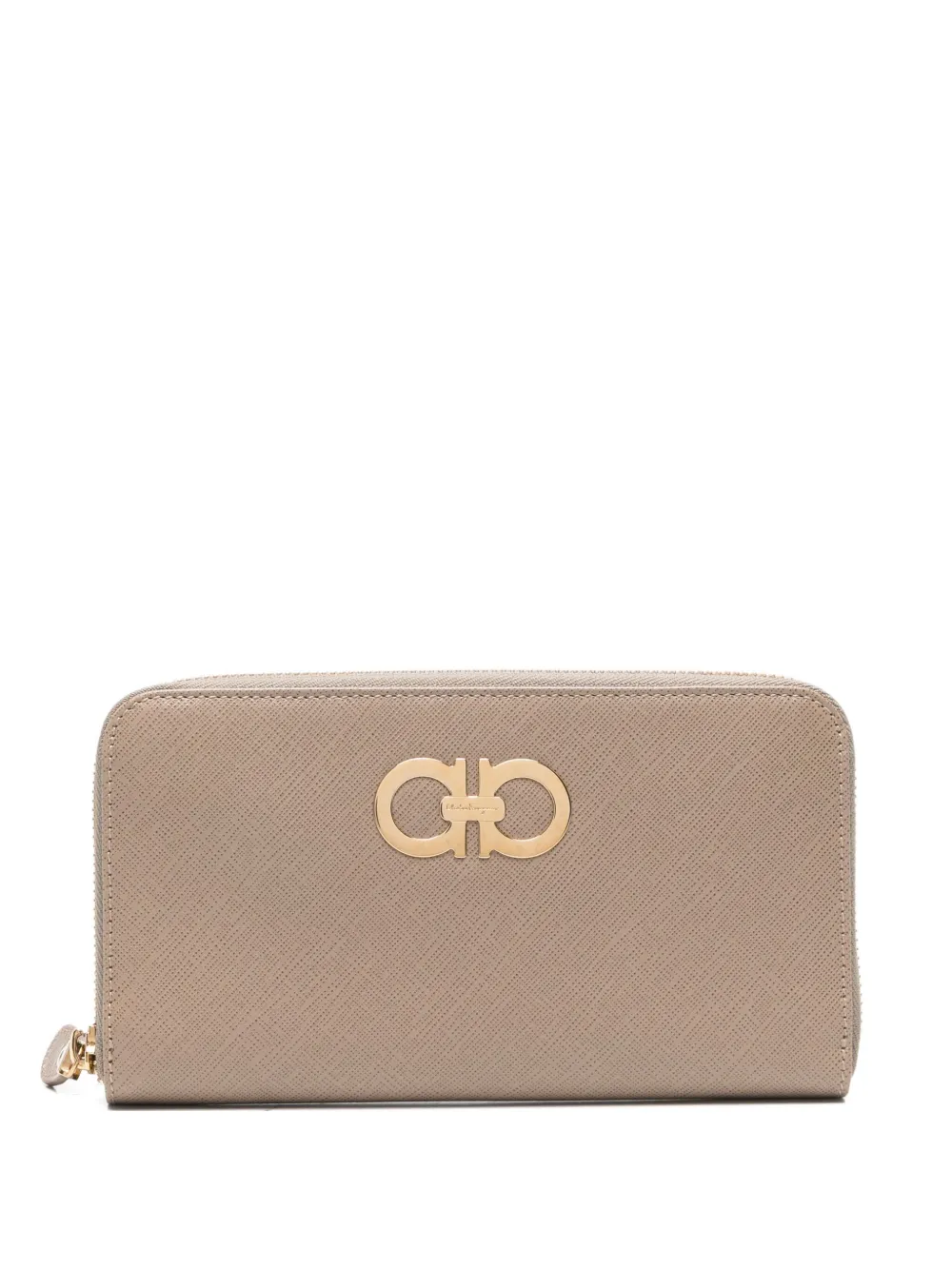Ferragamo Gancini zip-around wallet | Neutrals | Image 1