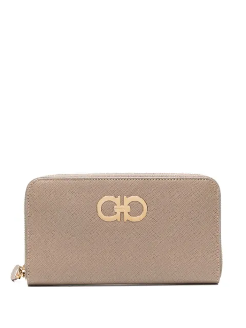 Ferragamo Gancini zip-around wallet