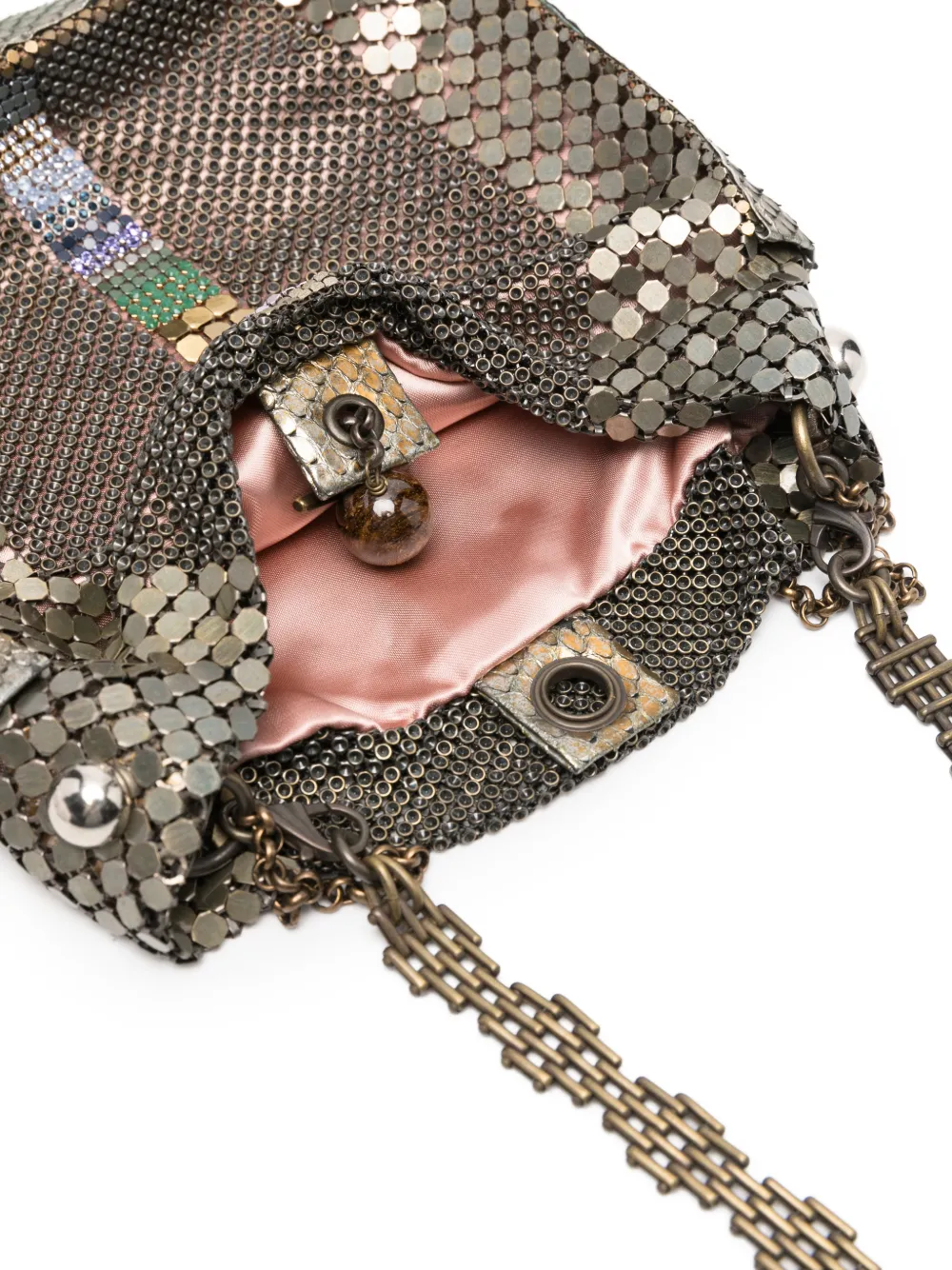 Laura B Chain-strap Mini Bag In Gold