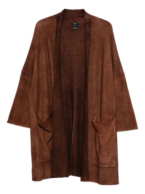 Avant Toi patch-pocket cashmere cardi-coat