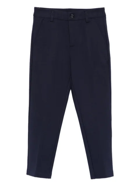 TRUSSARDI JUNIOR embroidered-logo trousers