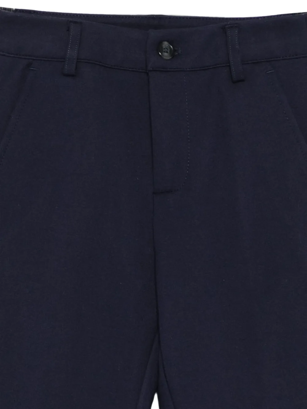 TRUSSARDI JUNIOR Broek met geborduurd logo Blauw