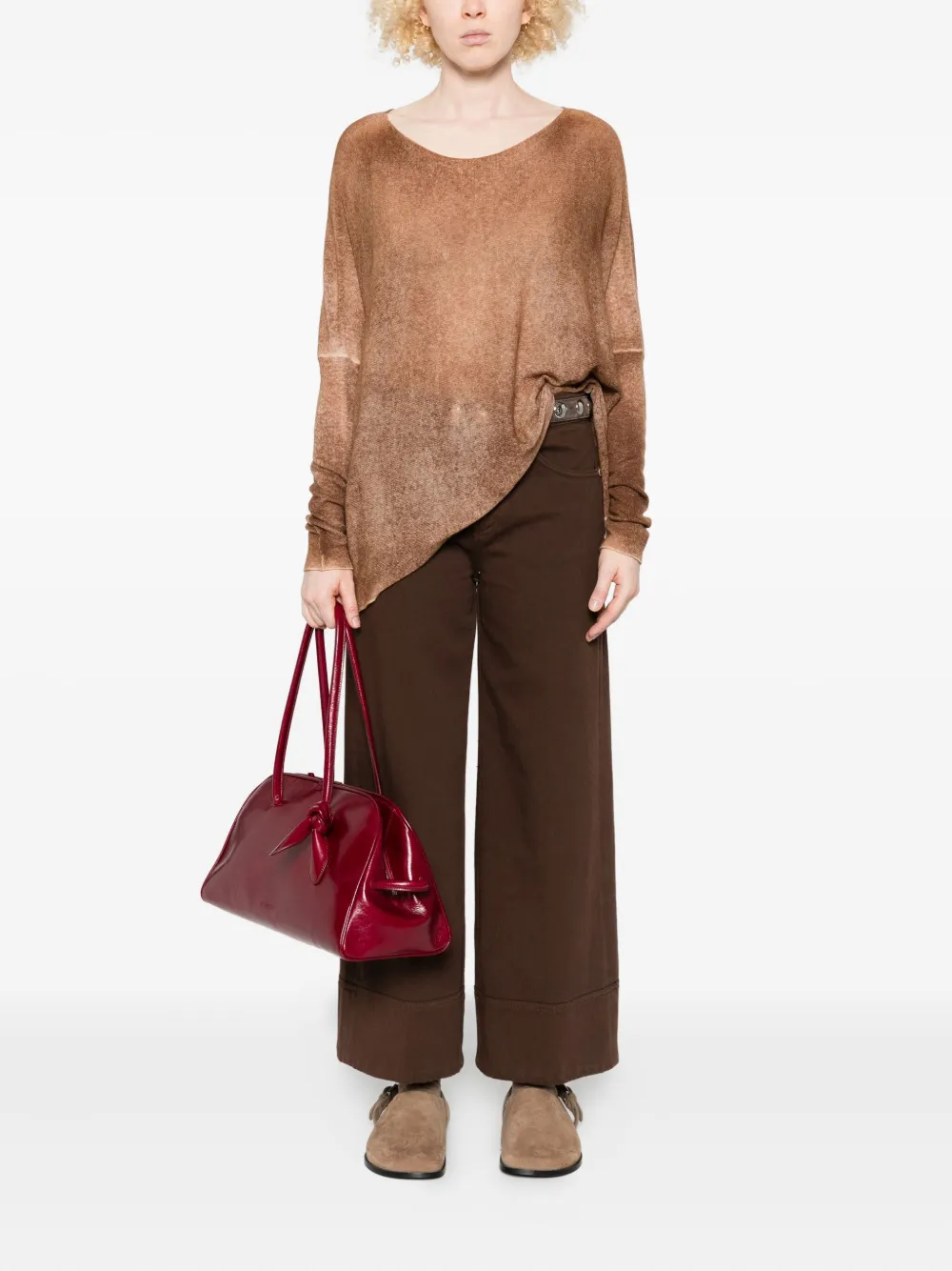 Avant Toi painted cashmere sweater | Knitted Sweaters | Image 2