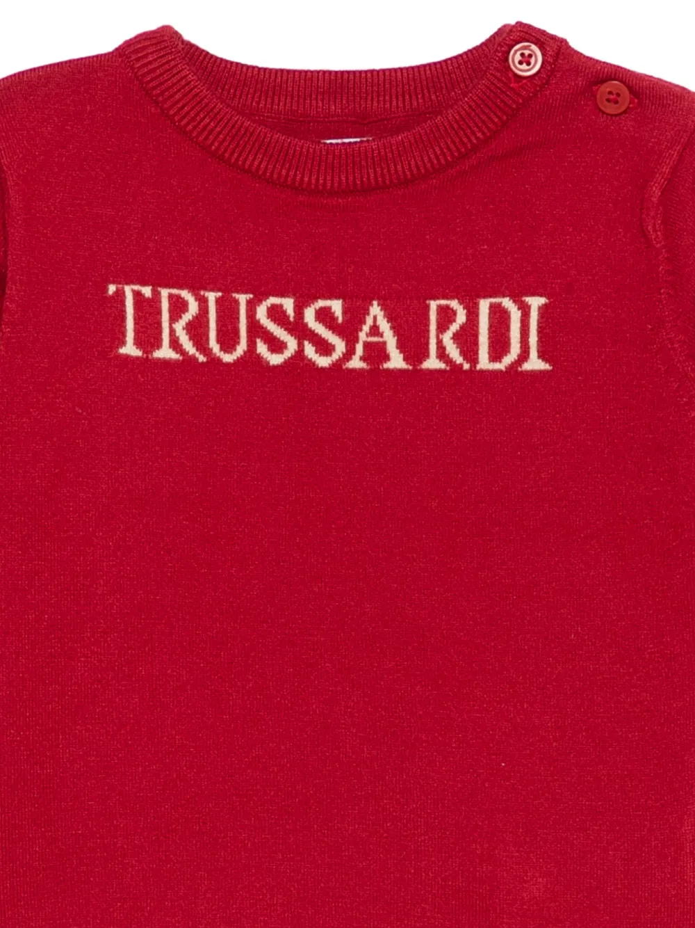 TRUSSARDI JUNIOR Trui met geborduurd logo Rood
