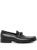 Ferragamo metal-buckle loafers - Black