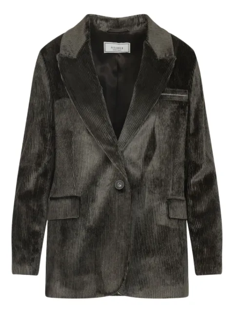 Peserico textured single-breasted blazer