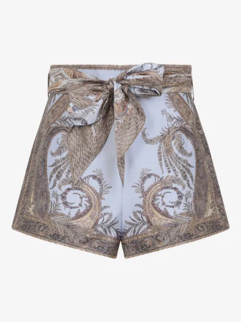 ZIMMERMANN Hypnotic paisley-print shorts