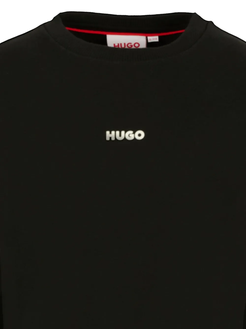 HUGO KIDS Sweater met logoprint Zwart