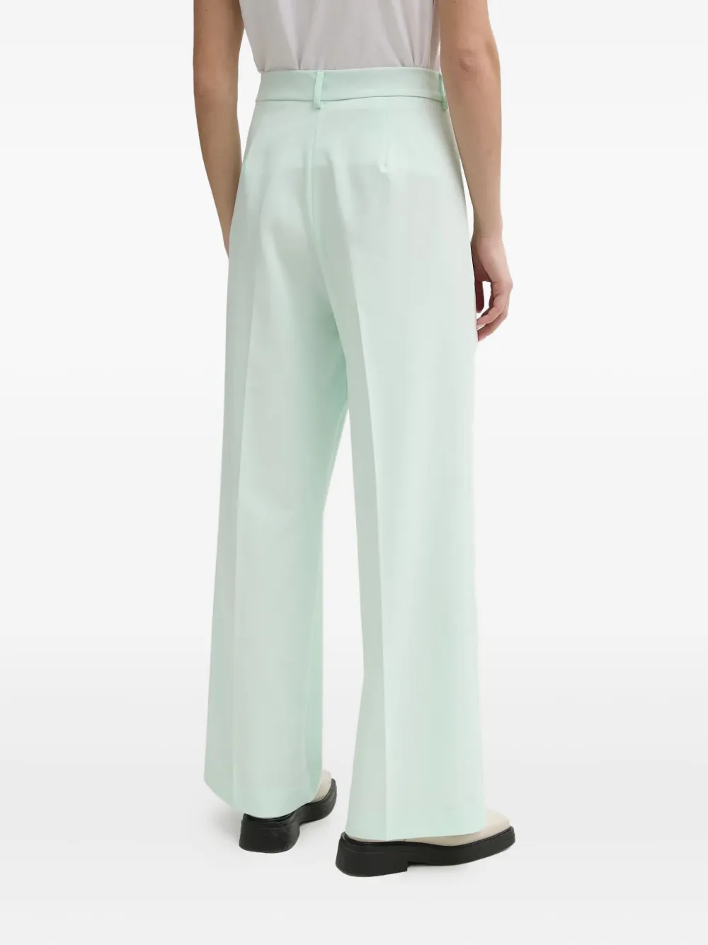 Day Birger Et Mikkelsen Broek met geplooide voorkant Groen