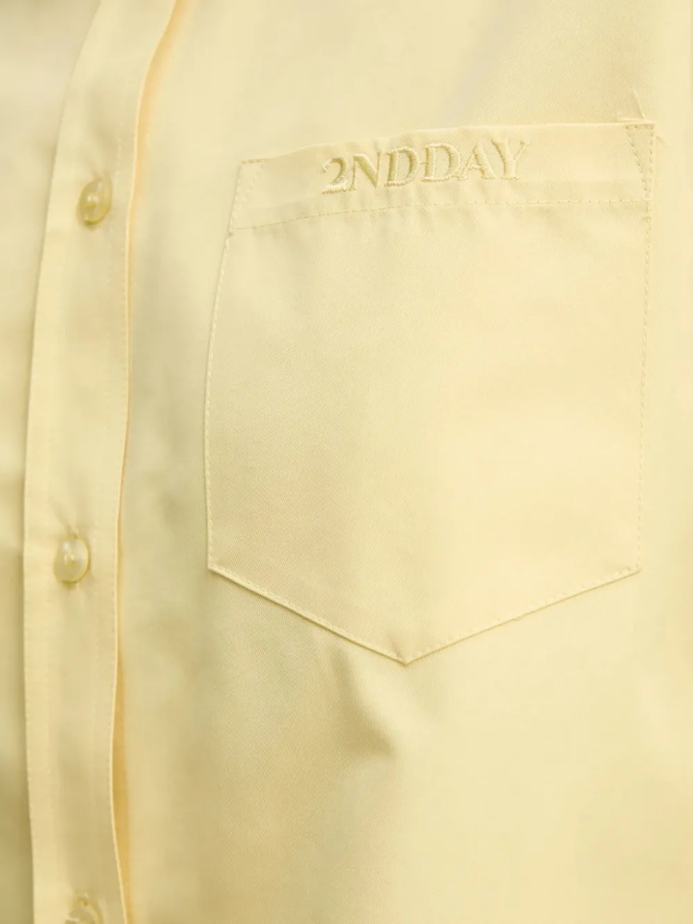 Day Birger Et Mikkelsen Blouse met zak en knoop Geel