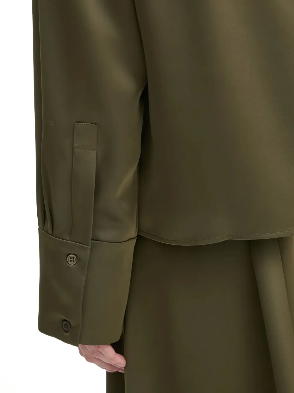 Day Birger Et Mikkelsen Blouse met hoge hals Groen
