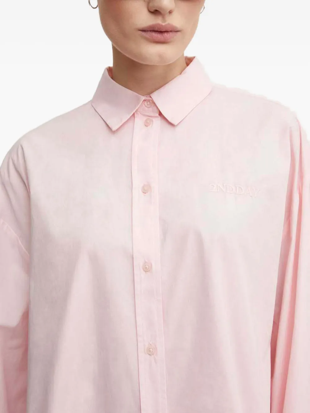 Day Birger Et Mikkelsen Hooper blouse met knopen Roze
