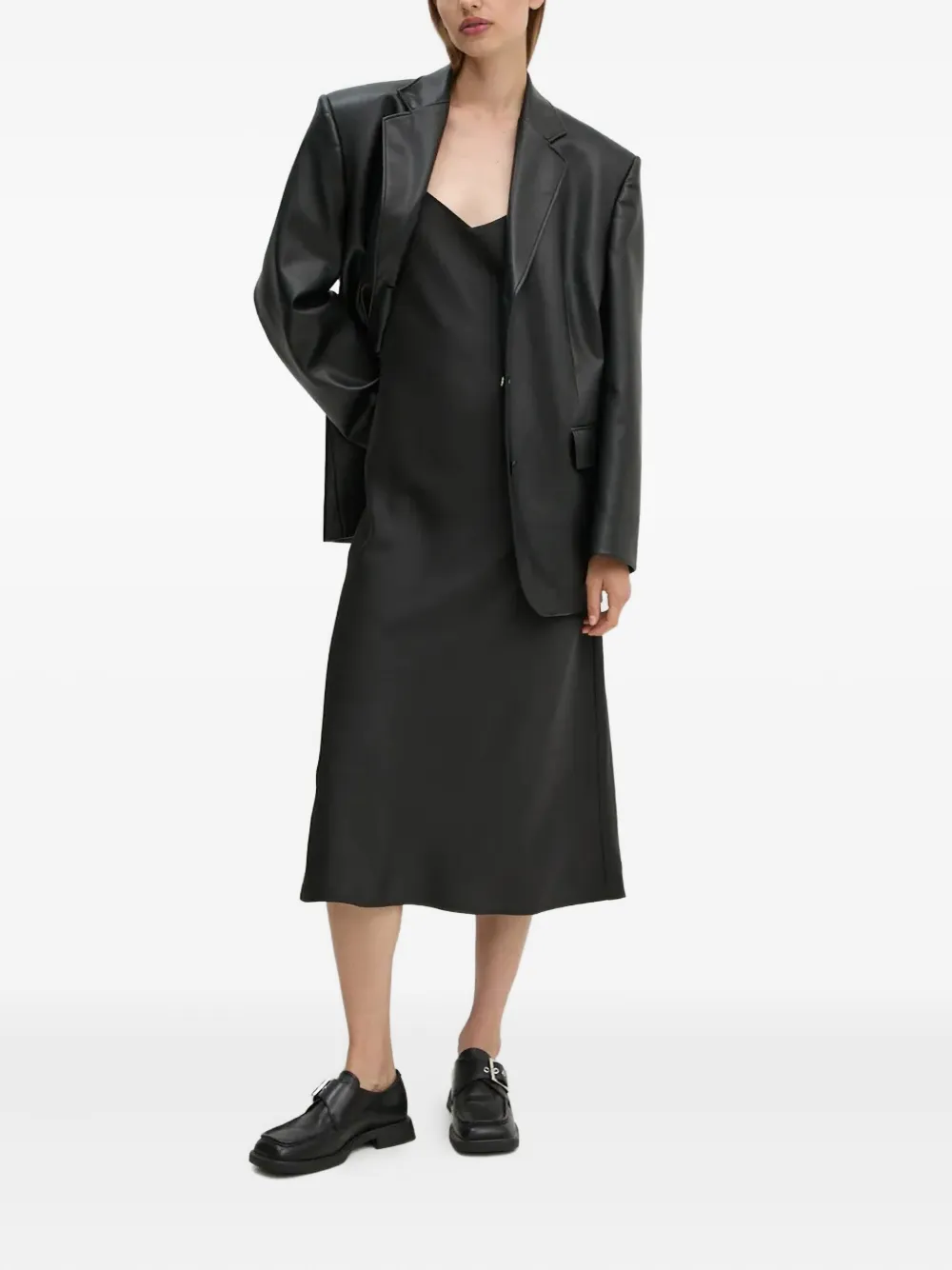 Day Birger Et Mikkelsen Jurk met V-hals en bandje - Zwart