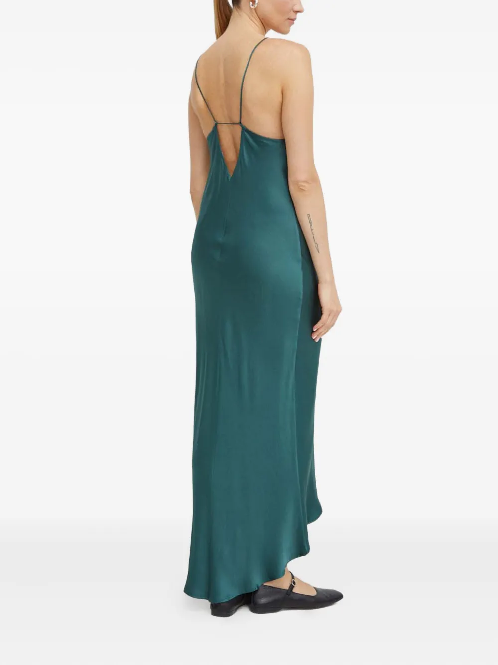 Day Birger Et Mikkelsen Neoma midi-jurk met spaghettibandjes Groen