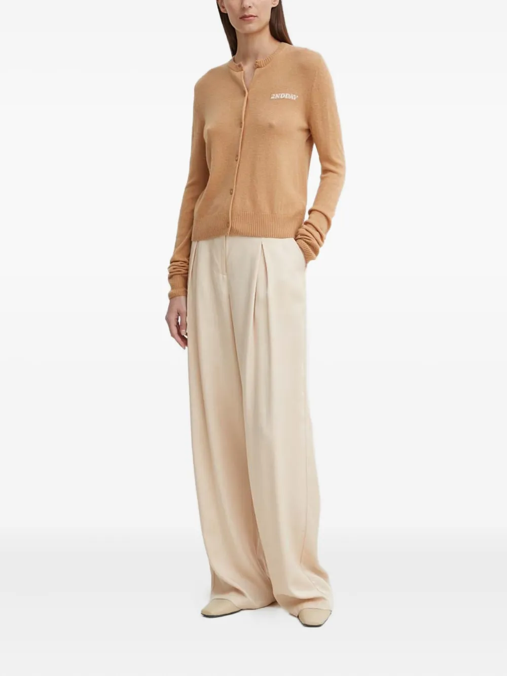 Day Birger Et Mikkelsen logo-intarsia cardigan | Cardigans | Image 2