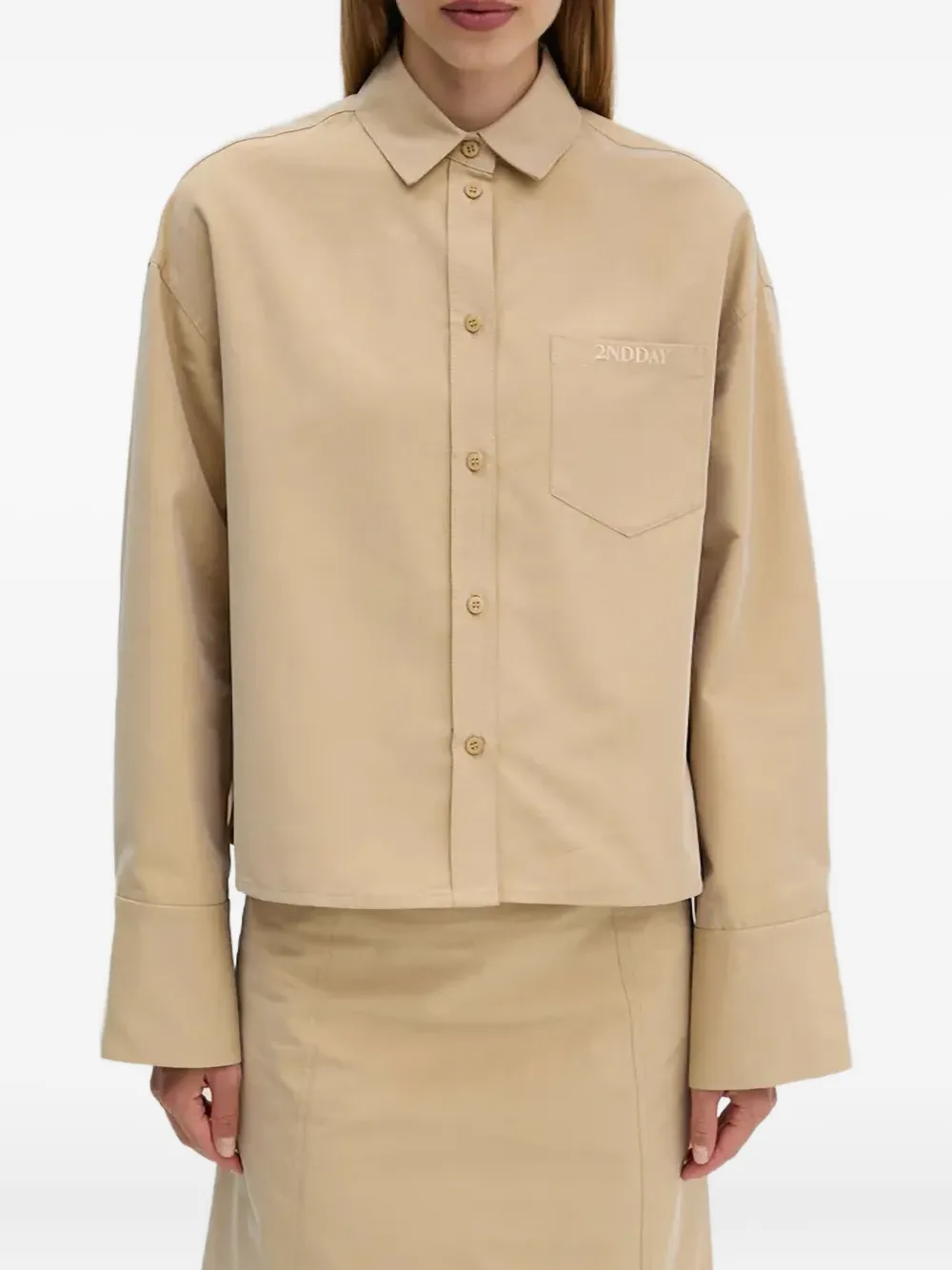 Day Birger Et Mikkelsen pocket buttoned shirt | Brown | Image 1